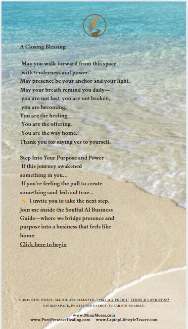 14 Days of Pure Presence PDF Closing Blessing