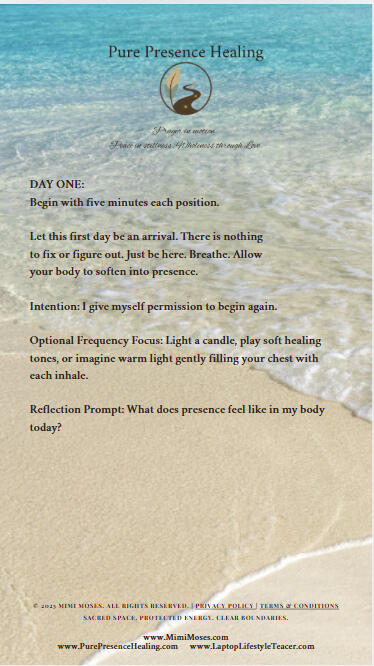 Pure Presence PDF Day One